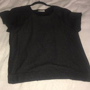 Zara sheer back shirt